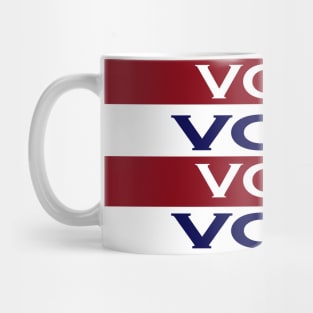 VOTE Red White Blue Mug